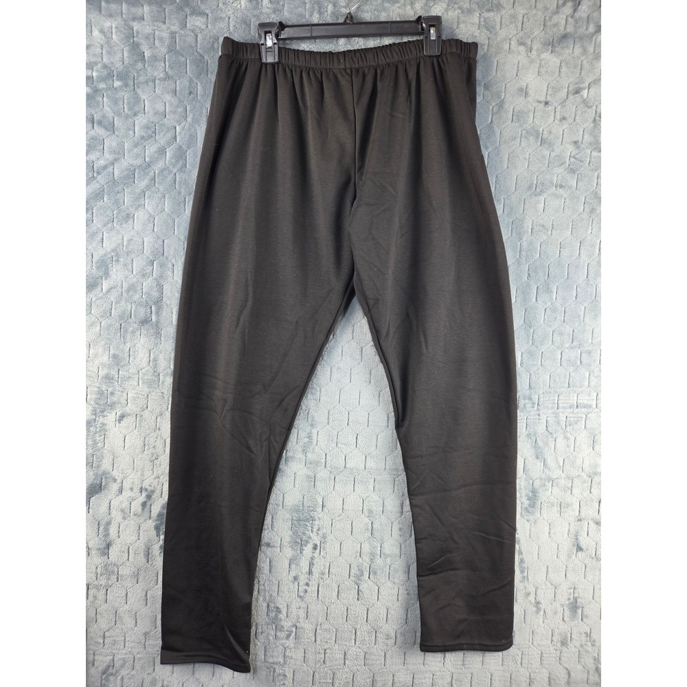 Nextmia Black Fleece Lined Leggings Plus Size 3XL US 18 Warm Winter Pants